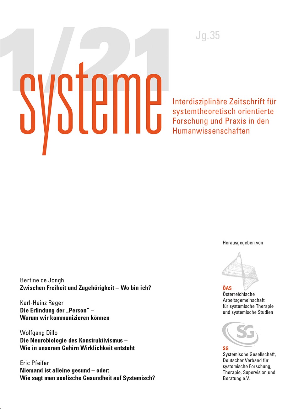 Systemische Gesellschaft | Systeme Bearbeitet - Systemische Gesellschaft