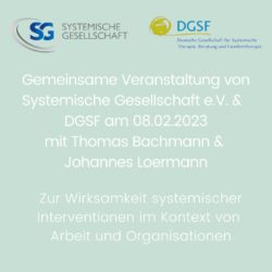 Cover Systemische Gesellschaft im Interview mit Dr. Thomas Bachmann 1