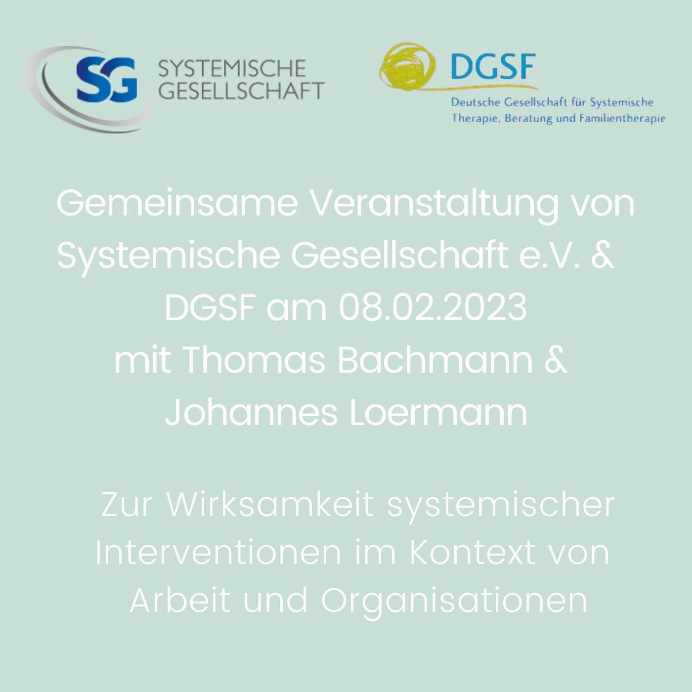 Systemische Gesellschaft Systemisches Coaching wirkt! Systemische
